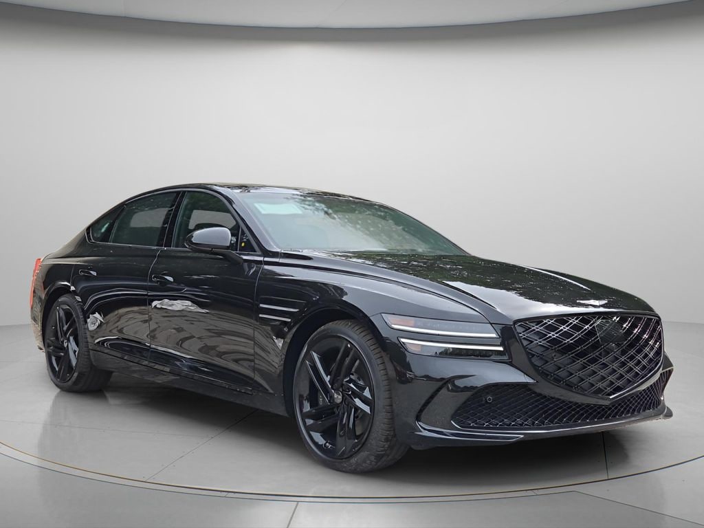New 2026 Genesis G80 3.5T Prestige Black Sedan