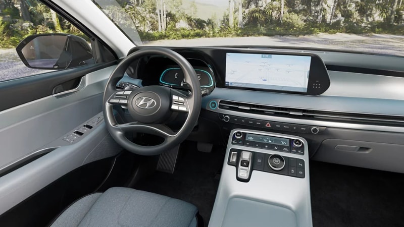 2024 Hyundai Palisade Gray Interior at Rick Hyundai Davie
