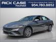 New 2026 Hyundai Elantra Hybrid Blue Sedan