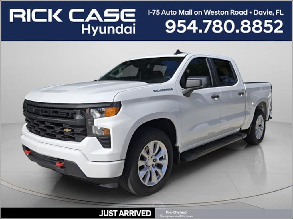 Used 2024 Chevrolet Silverado 1500 Custom Truck Crew Cab