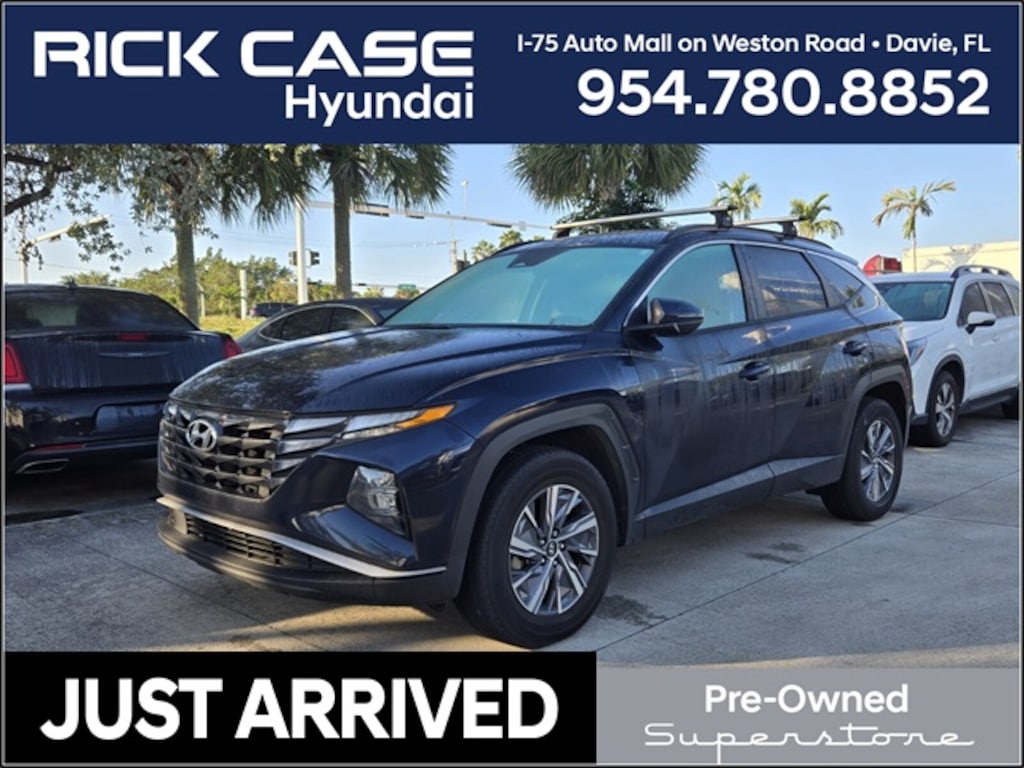 Certified 2022 Hyundai Tucson Hybrid Blue SUV