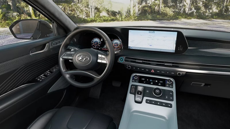 2024 Hyundai Palisade Black Interior at Rick Hyundai Davie