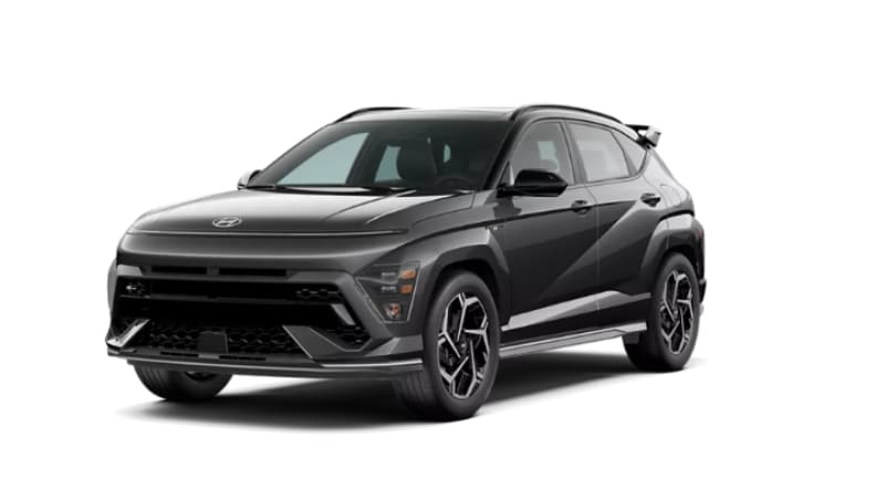 2024 Hyundai Kona Ecotronic Gray Pearl w/ Black Roof at Rick Case Hyundai Davie