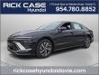 New 2026 Hyundai Sonata Hybrid Blue Sedan