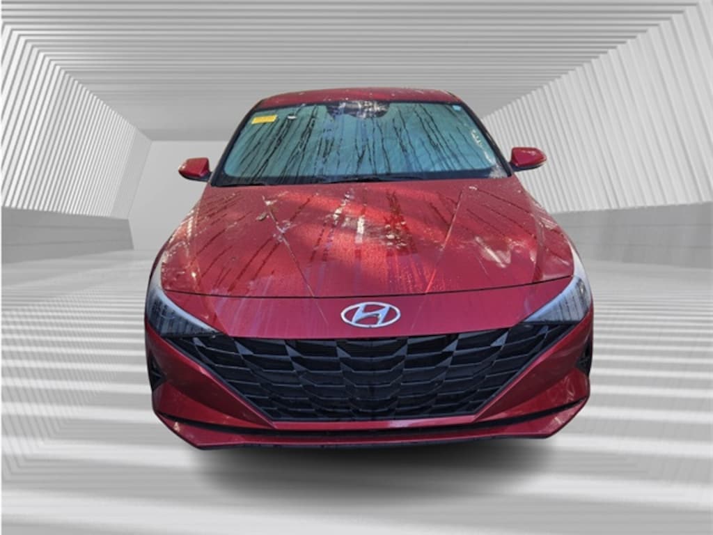 Certified 2023 Hyundai Elantra HEV Blue Sedan