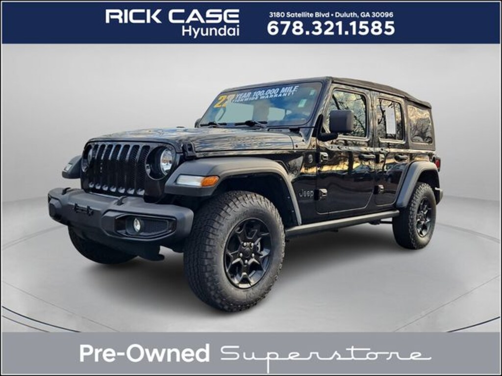 Used 2022 Jeep Wrangler Unlimited Willys SUV