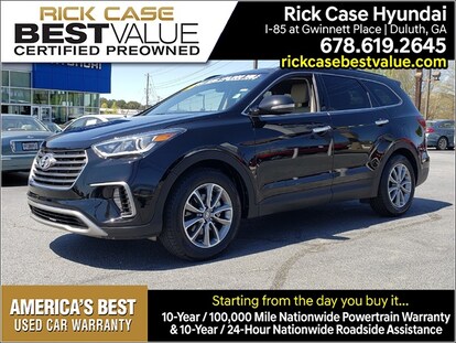 2018 Used Hyundai Santa Fe Se Premium Suv Atlanta Area