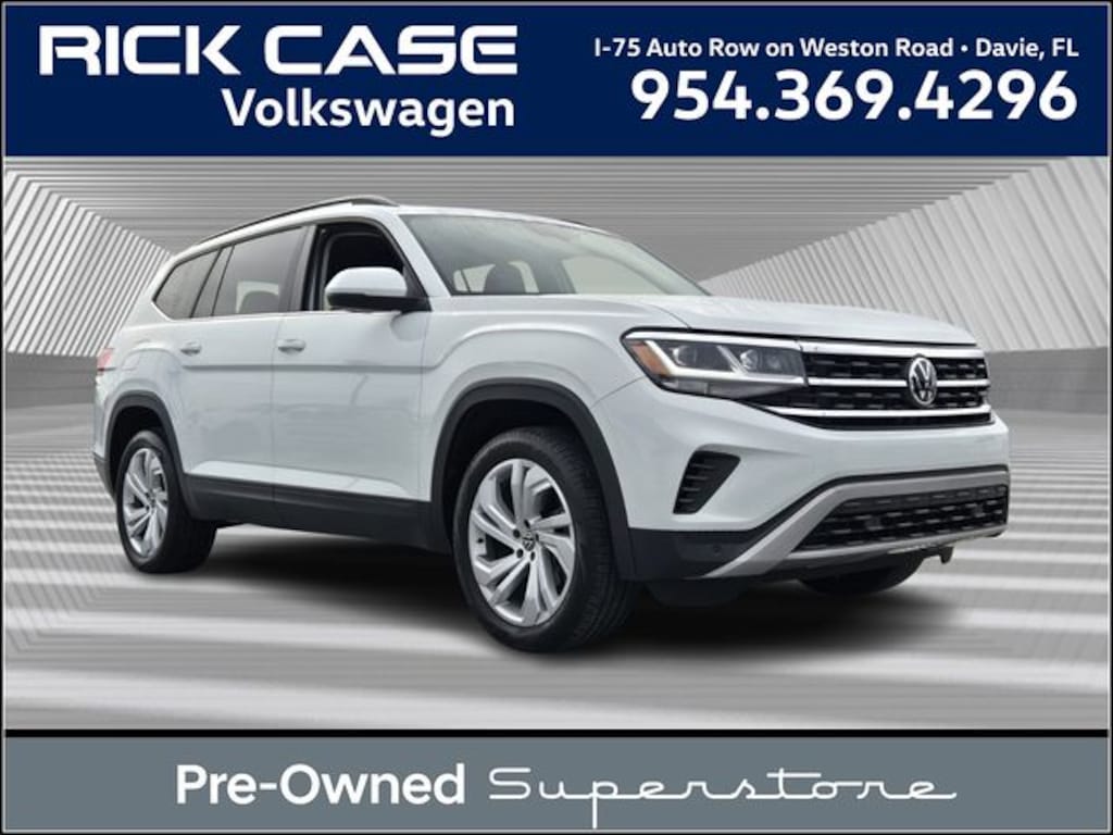 Used 2021 Volkswagen Atlas 3.6L V6 SE w/Technology SUV