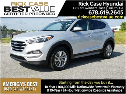 2018 Used Hyundai Tucson Sel Suv Atlanta Area Yc707198
