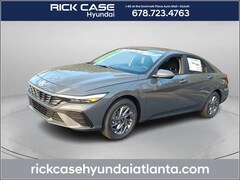 2026 Hyundai Elantra Hybrid Blue Sedan