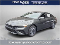 2026 Hyundai Elantra Hybrid Blue Sedan