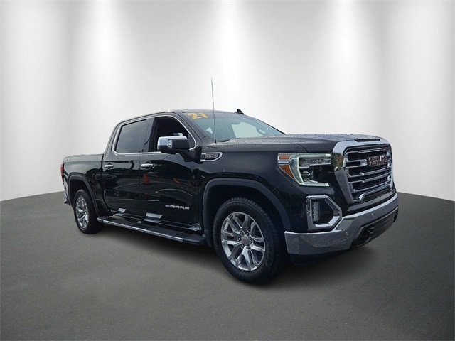 Used 2021 GMC Sierra 1500 SLT with VIN 3GTU9DEDXMG279274 for sale in Duluth, GA