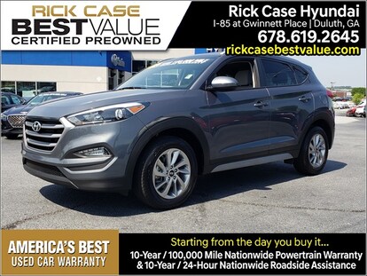 2018 Used Hyundai Tucson Sel Suv Atlanta Area Yb613406