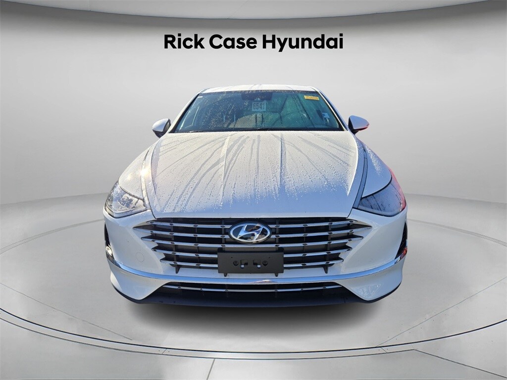 Certified 2023 Hyundai Sonata Hybrid Blue Sedan