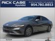 Used 2024 Hyundai Elantra Hybrid Blue Sedan