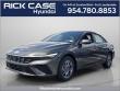 New 2026 Hyundai Elantra Hybrid Blue Sedan