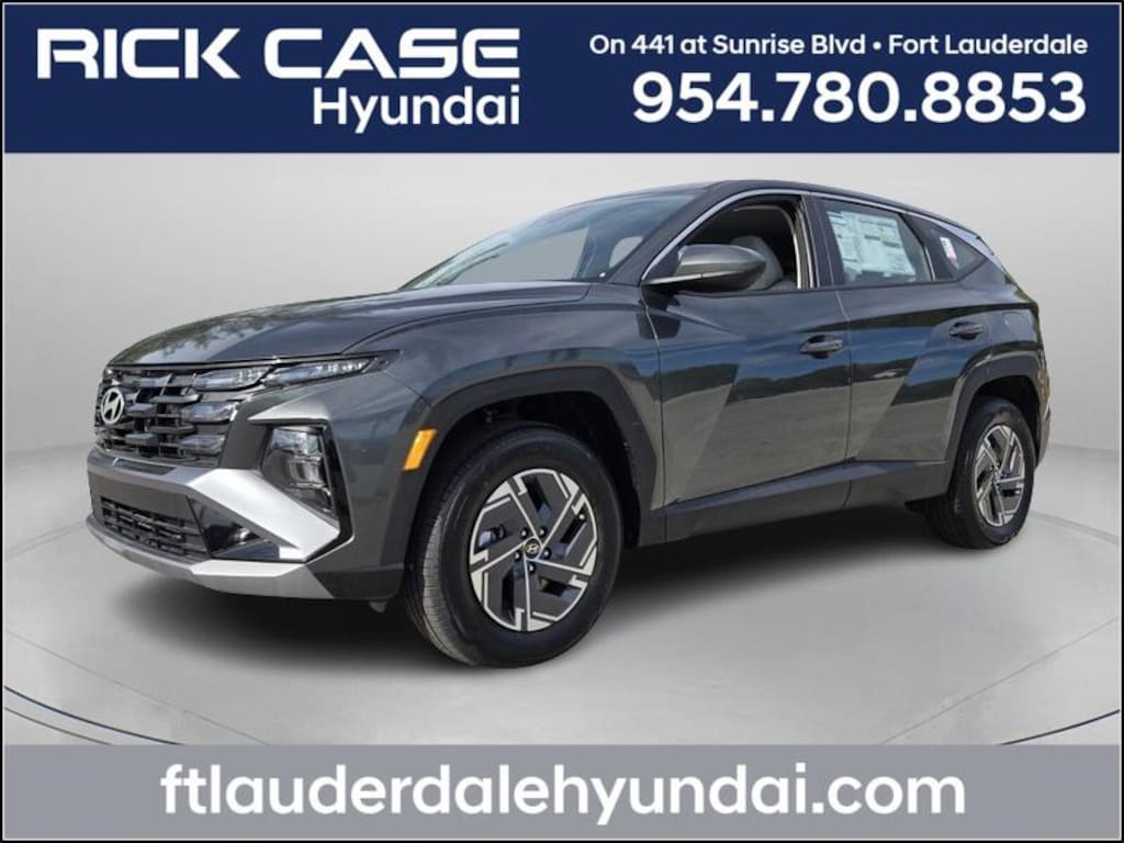 New 2026 Hyundai Tucson Hybrid Blue SUV