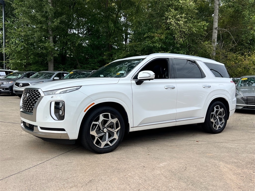 Certified 2022 Hyundai Palisade Calligraphy with VIN KM8R74HE4NU355095 for sale in Roswell, GA