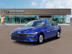 2026 Hyundai Elantra Hybrid Blue Sedan
