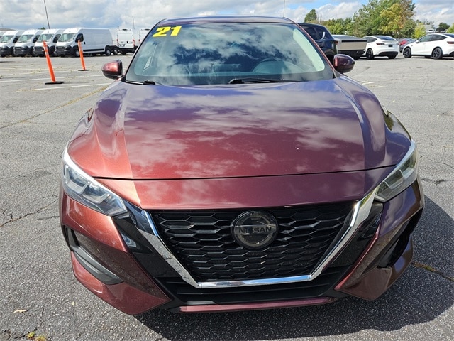 Used 2021 Nissan Sentra SV with VIN 3N1AB8CV7MY300489 for sale in Duluth, GA