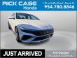 Used 2024 Hyundai Elantra Hybrid Blue Sedan