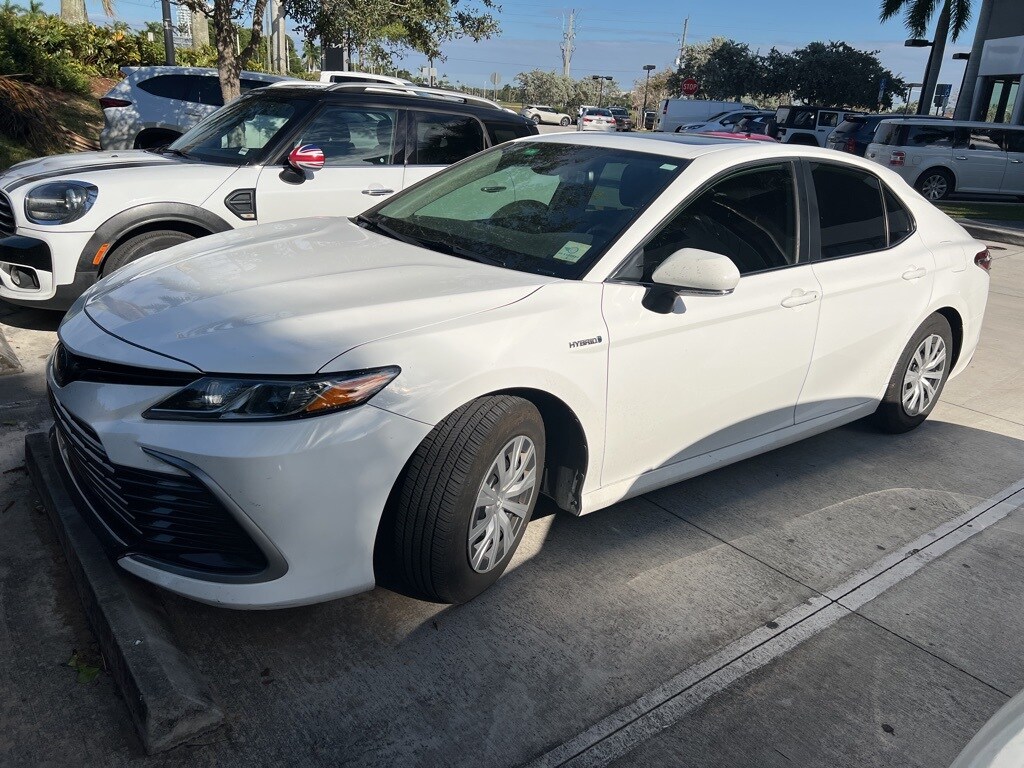 Used 2021 Toyota Camry Hybrid LE Sedan