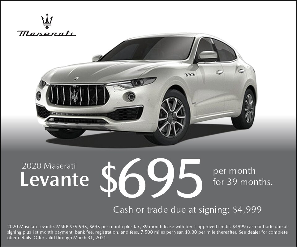Maserati Lease Deals and Specials Rick Case Maserati in Davie, FL.