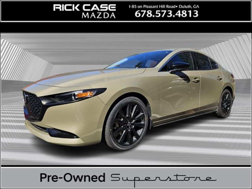 Certified 2025 Mazda Mazda3 2.5 Carbon Turbo Sedan