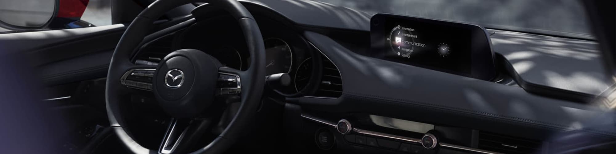 Mazda 2025 Mazda3 Hatchback Infotainment Available at Rick Case in Duluth Atlanta Gwinnett