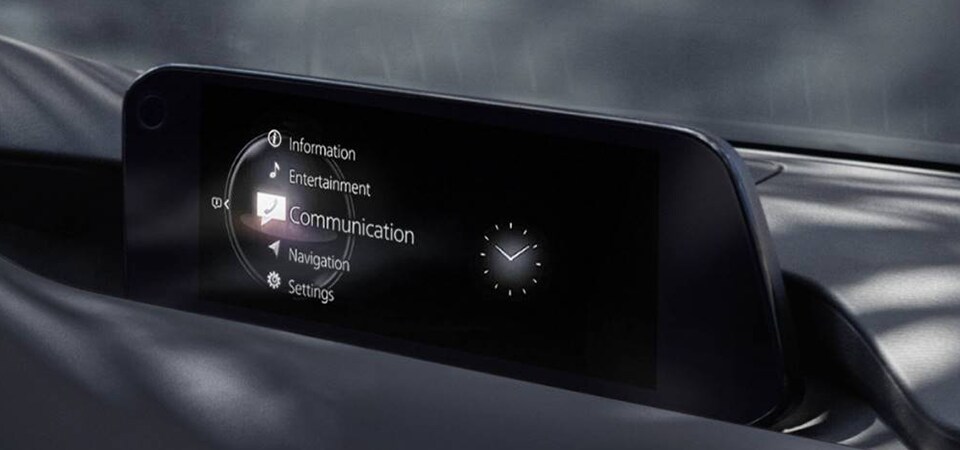 Mazda 2025 Mazda3 Hatchback Infotainment Available at Rick Case in Duluth Atlanta Gwinnett