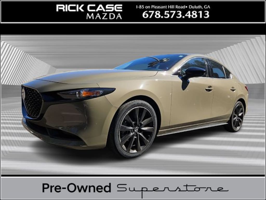 Certified 2025 Mazda Mazda3 2.5 Carbon Turbo Sedan