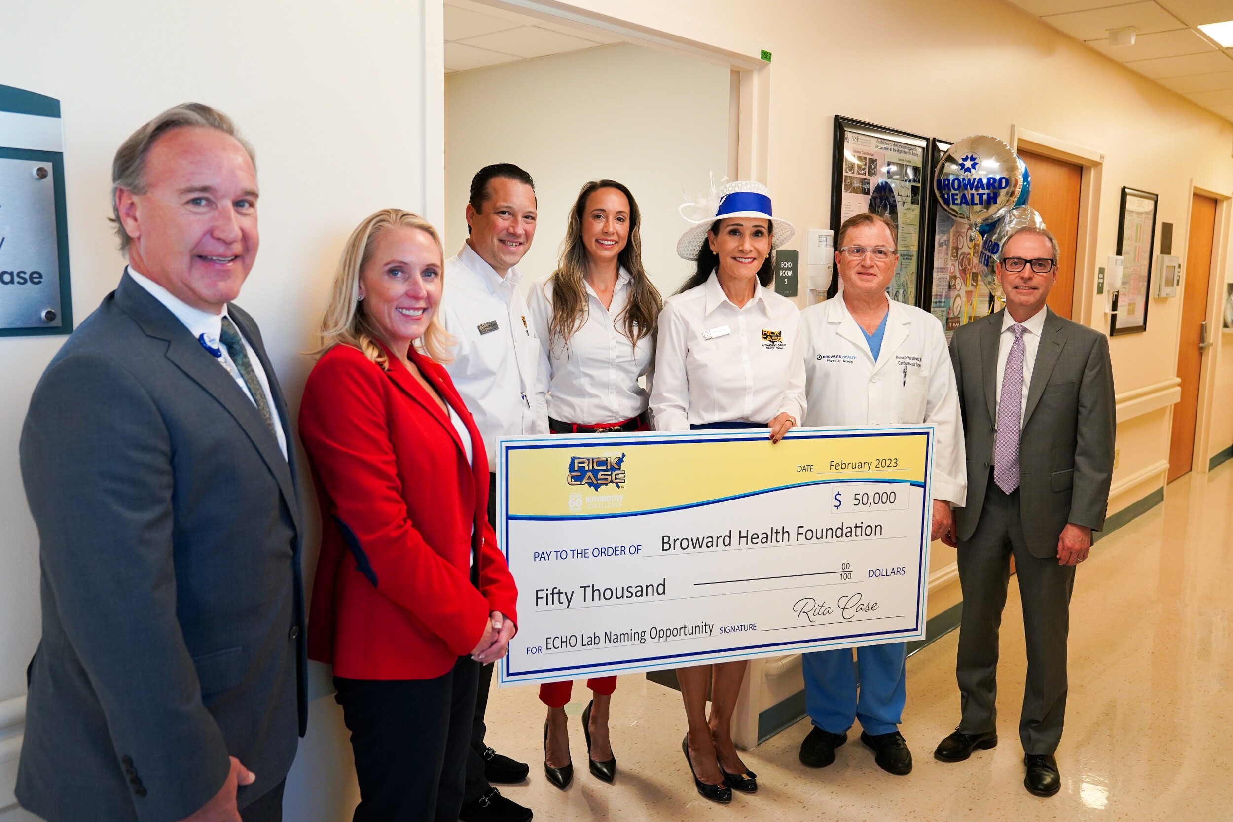 Rita Case Donation to Broward Health