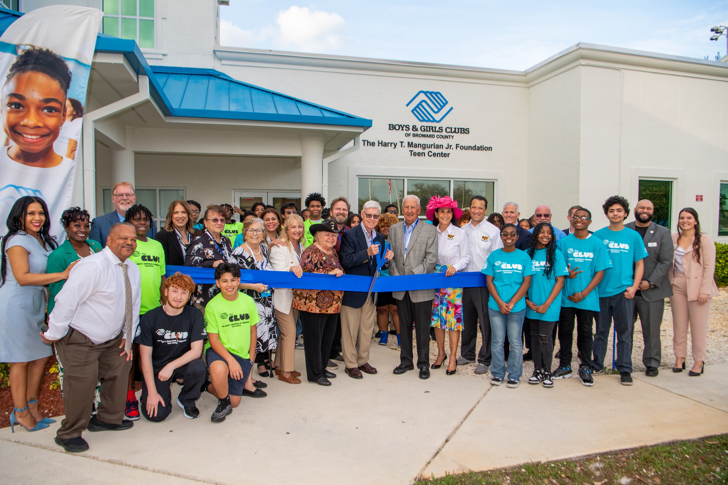 Rick Case Ribbon Cutting at Boys & Girls Club in Davie