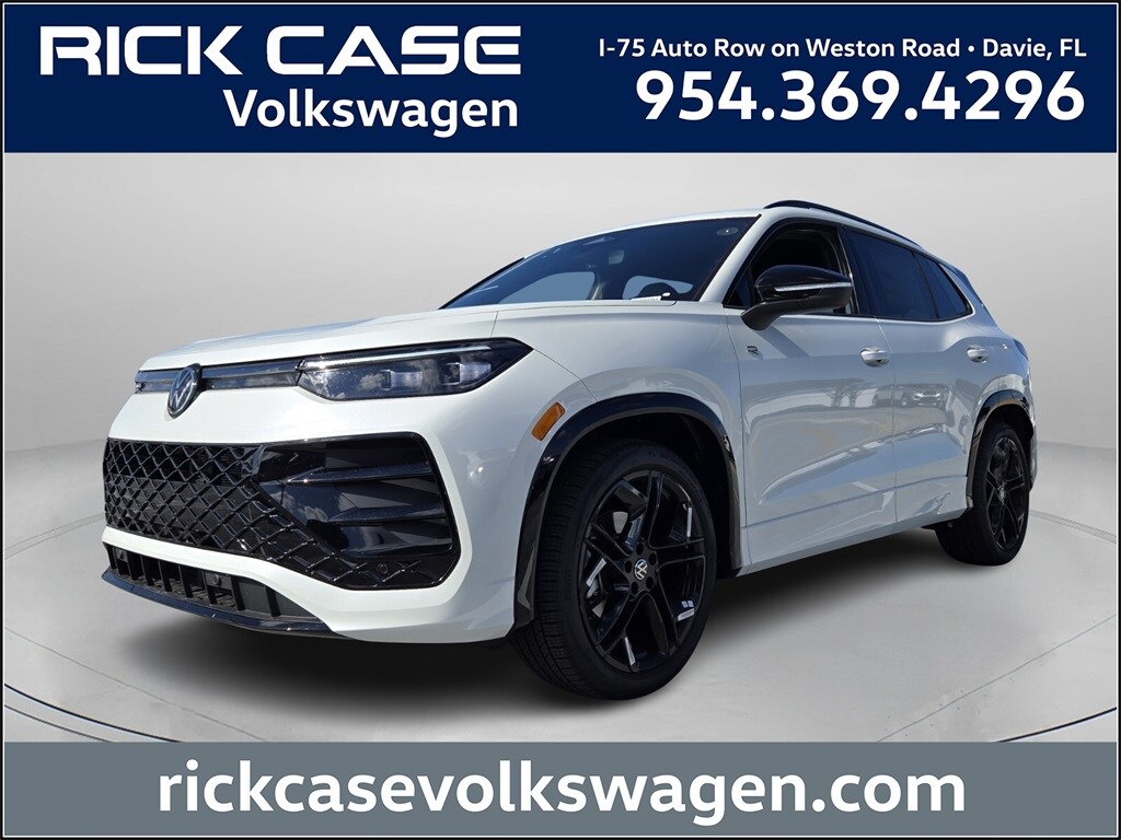 New 2025 Volkswagen Tiguan 2.0T SE R-Line Black SUV