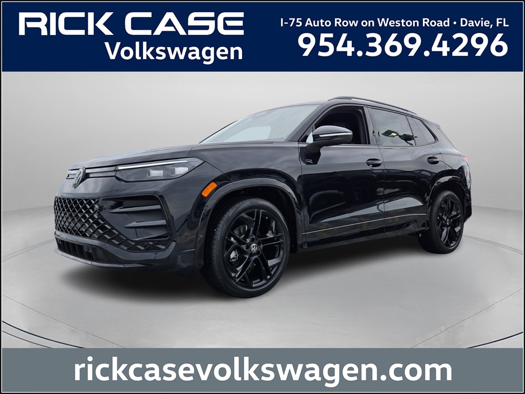 New 2025 Volkswagen Tiguan 2.0T SE R-Line Black SUV