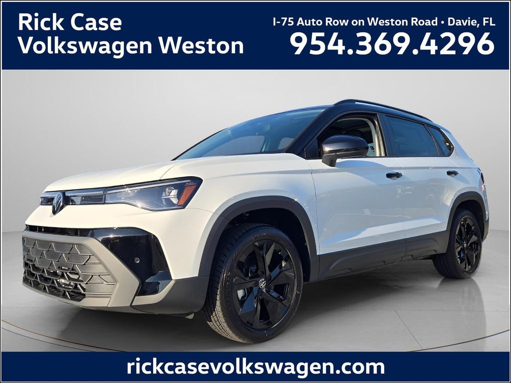 New 2026 Volkswagen Taos 1.5T SE Black SUV