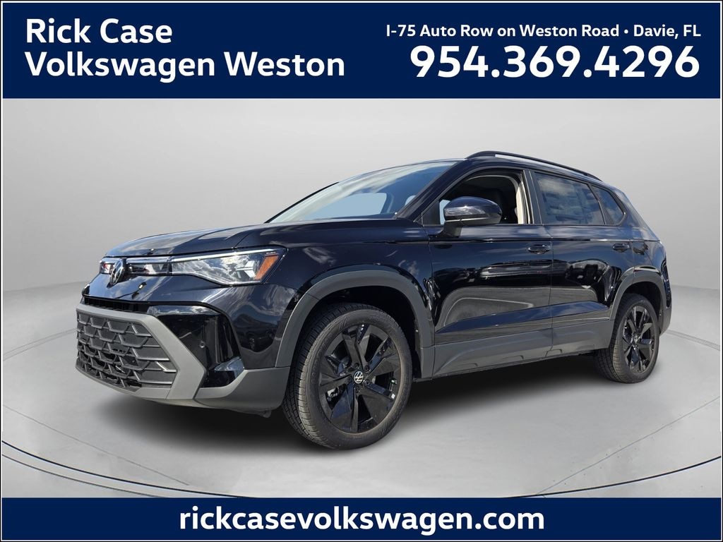 New 2026 Volkswagen Taos 1.5T SE Black SUV