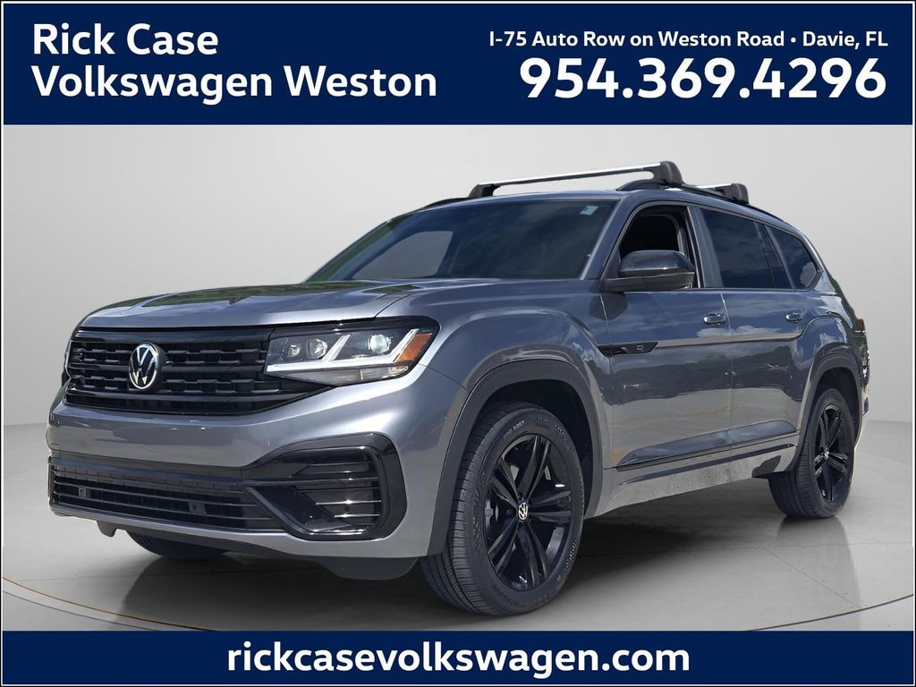 Certified 2023 Volkswagen Atlas 3.6L V6 SEL R-Line Black SUV