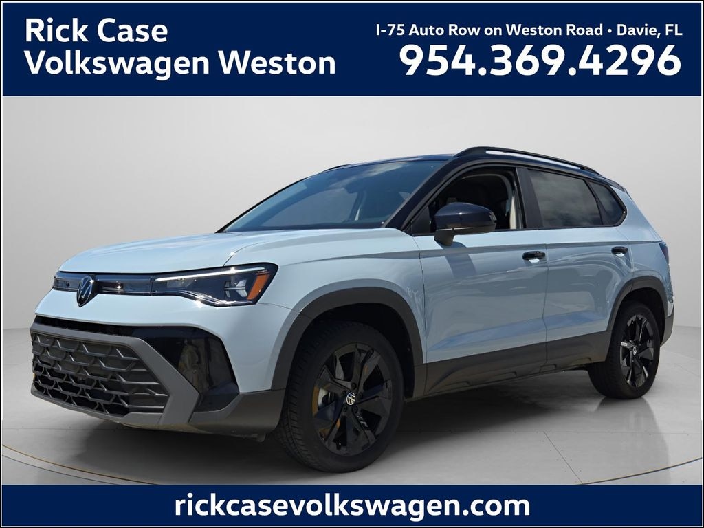 New 2026 Volkswagen Taos 1.5T SE Black SUV