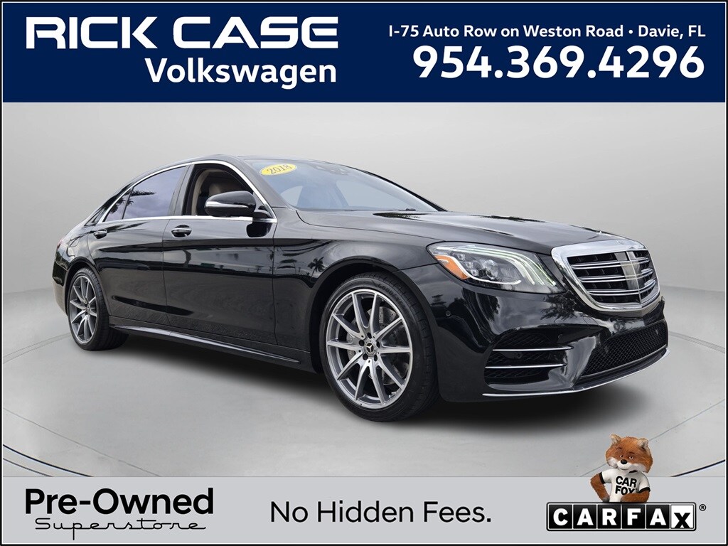 Used 2018 Mercedes-Benz S-Class S 450 Sedan