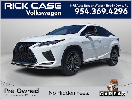2021 LEXUS RX 350 F SPORT Handling SUV