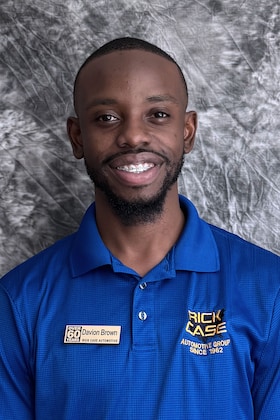 Staff member Davion Brown from 3155fe530c06