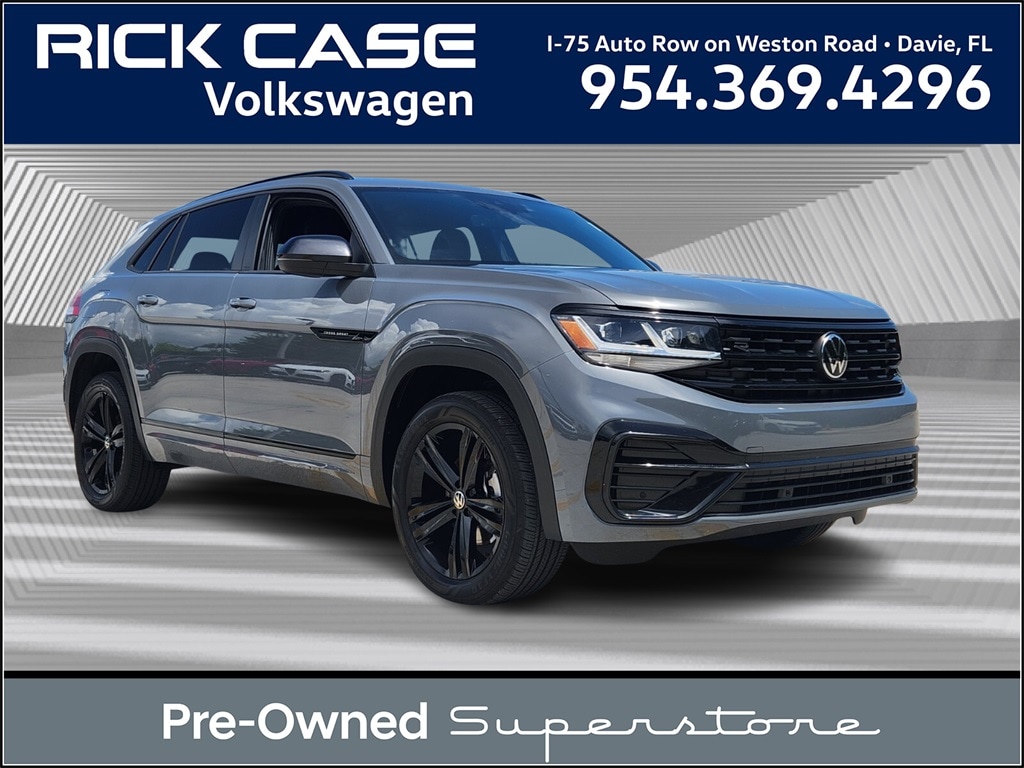 Certified 2023 Volkswagen Atlas Cross Sport 3.6L V6 SEL R-Line Black SUV