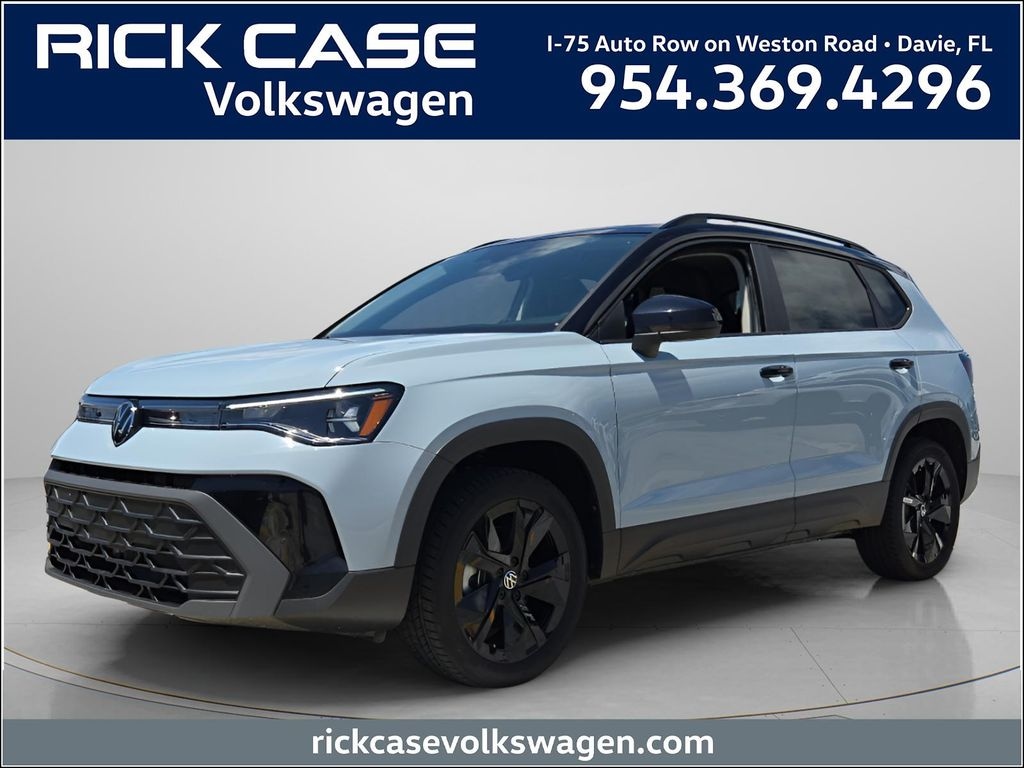 New 2026 Volkswagen Taos 1.5T SE Black SUV