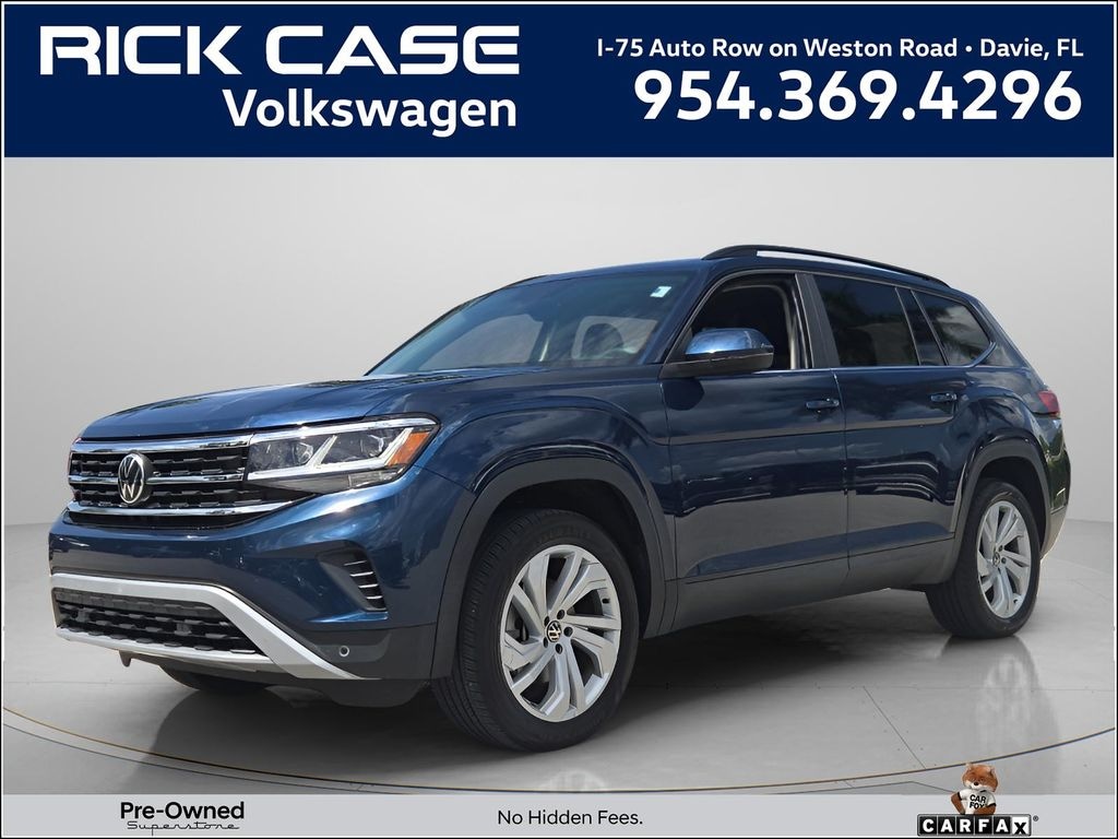 Used 2021 Volkswagen Atlas 3.6L V6 SE w/Technology SUV