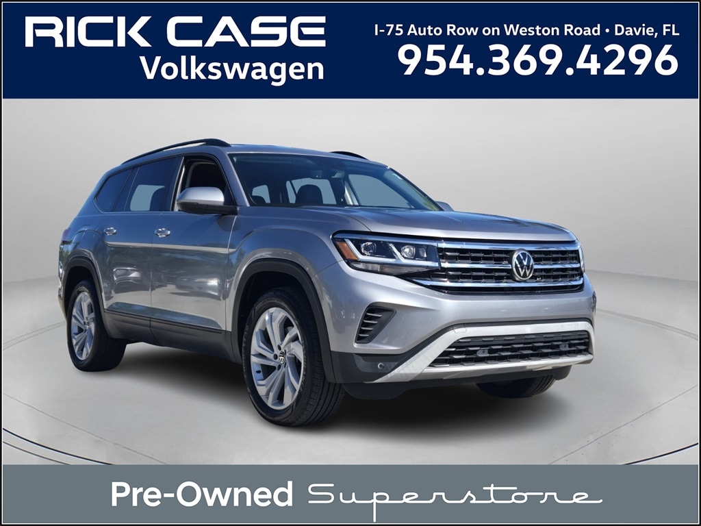Certified 2022 Volkswagen Atlas 3.6L V6 SE w/Technology SUV