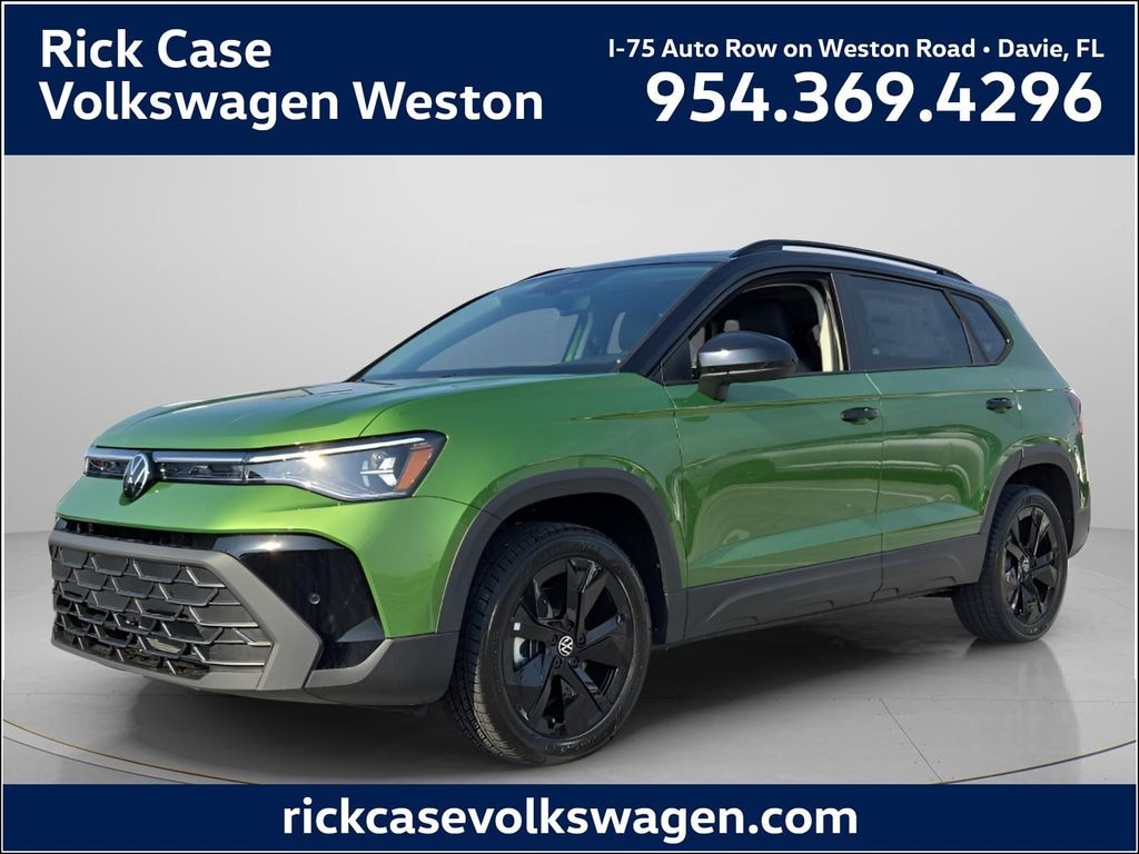 New 2026 Volkswagen Taos 1.5T SE Black SUV
