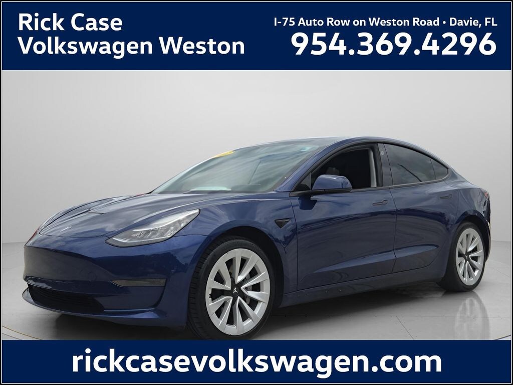 Used 2021 Tesla Model 3 Standard Range Plus Sedan