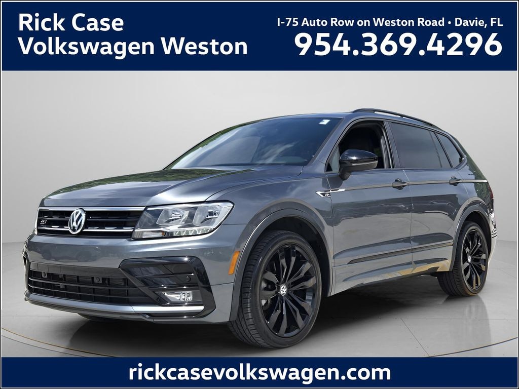 Certified 2021 Volkswagen Tiguan 2.0T SE R-Line Black SUV