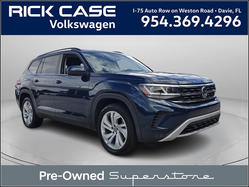 Certified 2022 Volkswagen Atlas 3.6L V6 SE w/Technology SUV